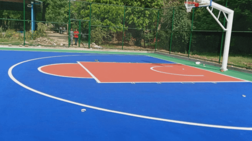 basketball court construction