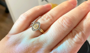 The “Old Money” Aesthetic: Yellow Gold Lily Arkwright Engagement Rings